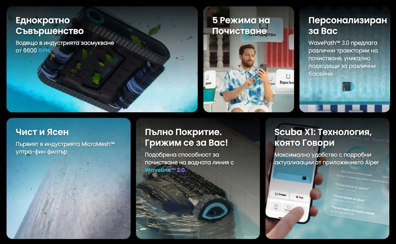 робот за басейн Scuba X1
