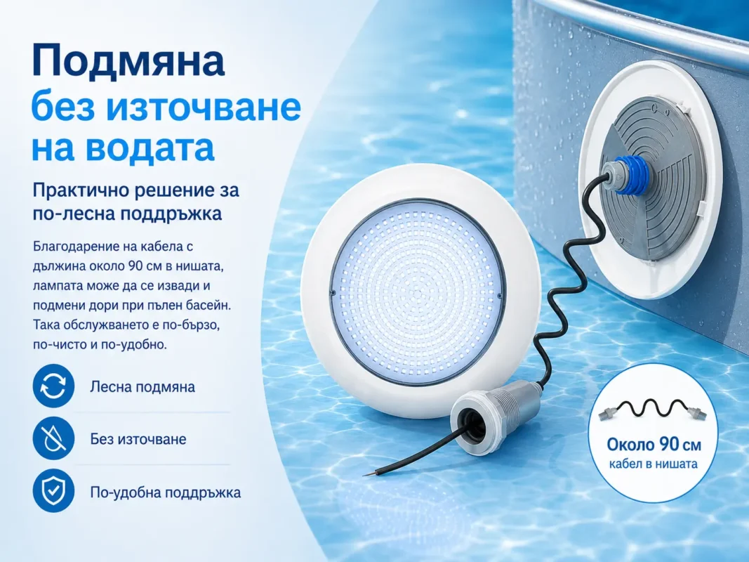 LED подводно осветление POOLSANA VARIO 18W