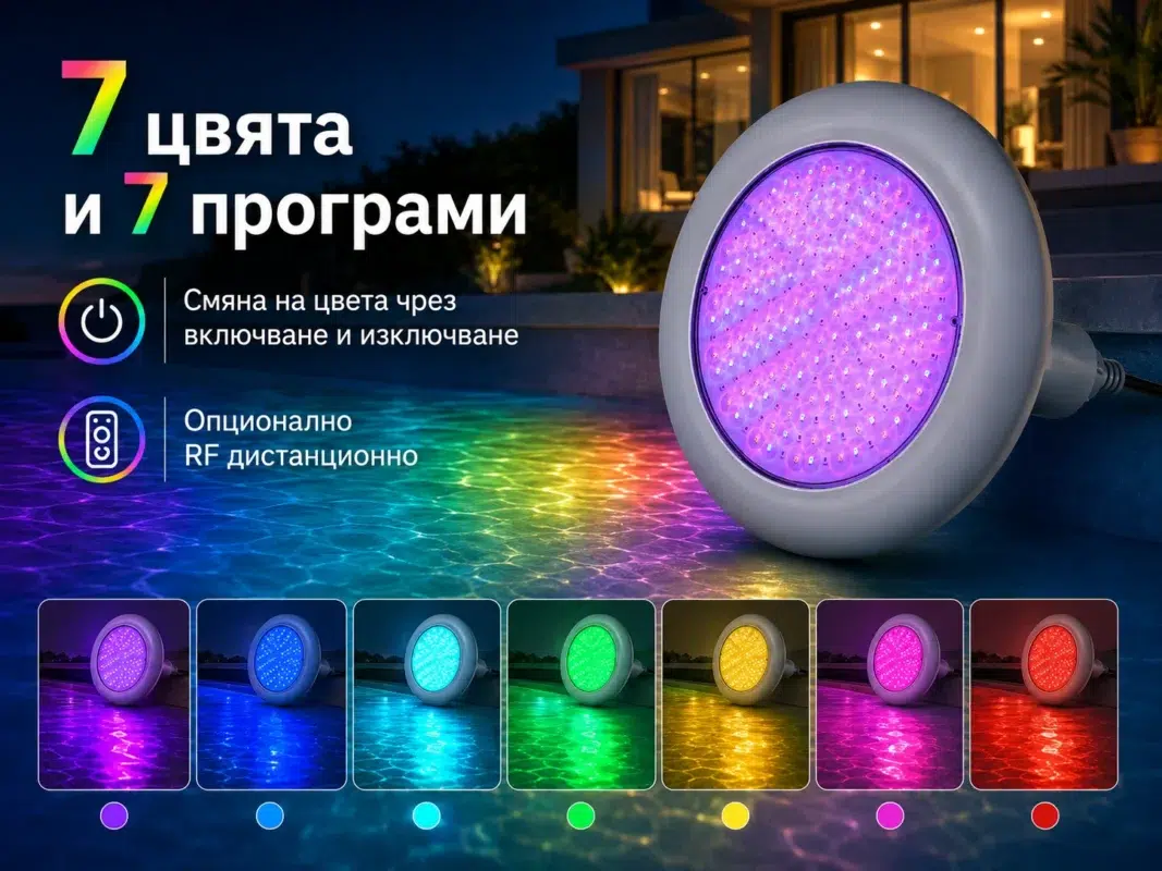 LED RGB подводно осветление