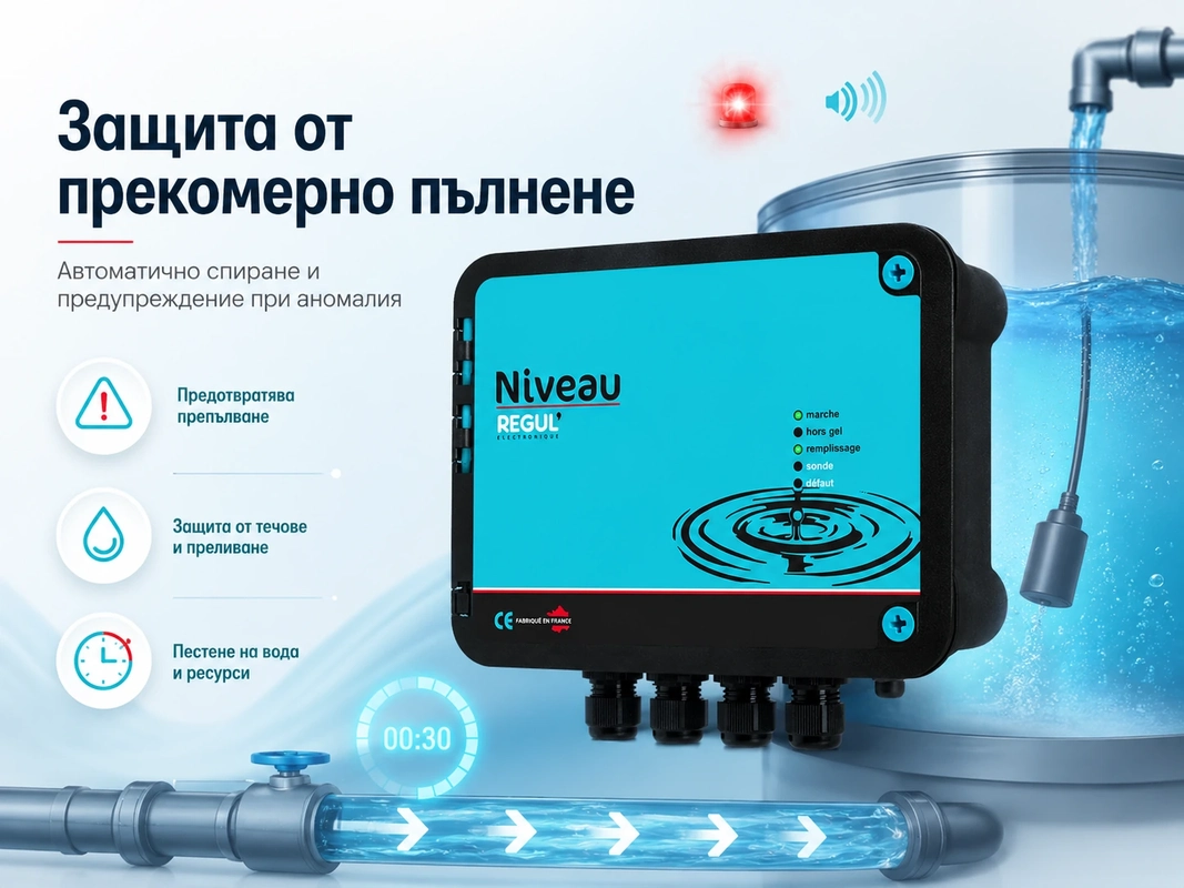 автоматично допълване на басейн