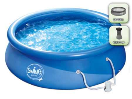 Надуваем басейн Swing Quick Set® 305 x 76 см – с филтър