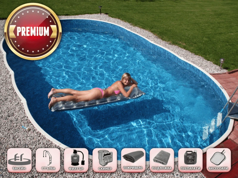 басейн Azuro 407DL PREMIUM