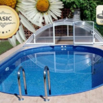 Басейн Ibiza 1 DL BASIC за вграждане – овал 6,00 × 3,20 × 1,50 м