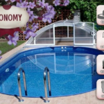 Басейн Ibiza 1 DL ECONOMY за вграждане – овал 6,00 × 3,20 × 1,50 м