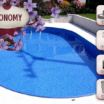 Басейн Ibiza 2 DL ECONOMY за вграждане – овал 7,00 × 3,50 × 1,50 м