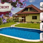 Басейн Ibiza 3 DL ECONOMY за вграждане – овал 8,00 × 4,16 × 1,50 м