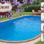 Басейн Ibiza 4 DL ECONOMY за вграждане – овал 10,00 × 4,16 × 1,50 м