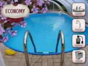 Басейн Ibiza 5 DL ECONOMY за вграждане – овал 12,00 × 6,00 × 1,50 м