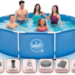 Басейн с тръбна конструкция Swing Frame 305 x 76 см – SUPER пакет