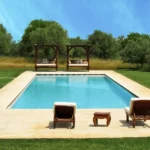 Басейн RockPool BALTIMOR – бетонен басейн с облицовка 6,5 × 3,5 м