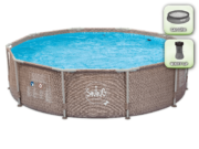 Басейн с тръбна конструкция Swing Frame 305 x 76 см ратан с филтър