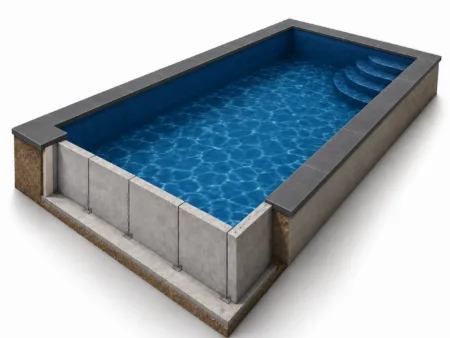 Басейни от бетонни панели Rockpool