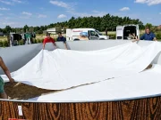 Геотектилна подложка за басейн 7,3x3,7 м