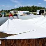 Геотектилна подложка за басейн 9,1x4,6 м