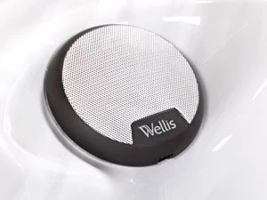 Звучник на аудио системот на џакузи Wellis, вграден во школката