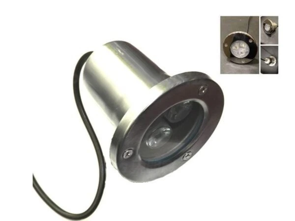 LED прожектор Stainless 3W/12V- цветен