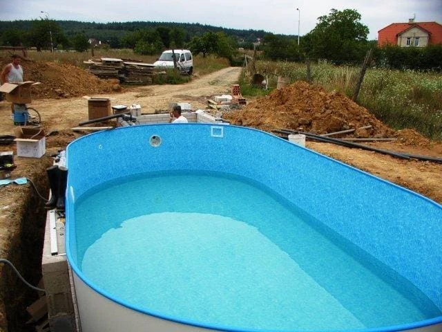 Готов басейн Ibiza за вграждане след монтажа