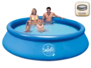 Надуваем басейн Swing Quick Set® 366 x 76 см – само басейн