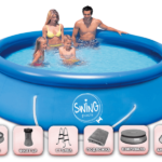Надуваем басейн Swing Quick Set® 366 x 76 см – SUPER пакет