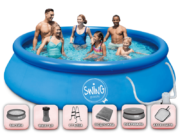 Надуваем басейн Swing Quick Set® 457 x 107 см – SUPER пакет