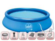 Надуваем басейн Swing Quick Set® 457 x 122 см – SUPER пакет