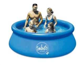 Надуваем басейн Swing Quick Set® 244 x 76 см – семейство в басейна