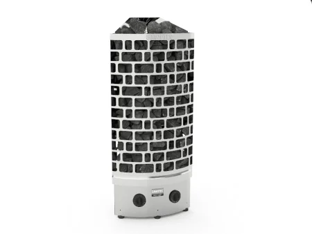 Печка за сауна ARI 7,5 kW - ъглова с интегриран контрол