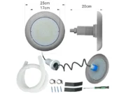 LED осветление за басейн POOLSANA VARIO 18W сива рамка