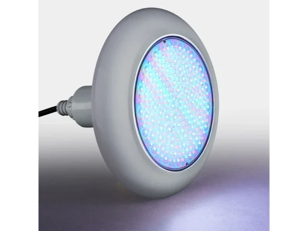 LED RGB подводно осветление POOLSANA VARIO 25W с 7 цвята сива рамка и дистанционно