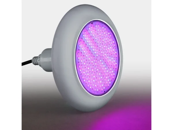 LED RGB подводно осветление POOLSANA VARIO 25W със 7 цвята и сива рамка
