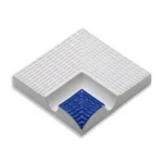 Порцеланов бордов външен ъгъл Cobalt Petit Carre