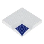 Порцеланов бордов външен ъгъл Cobalt Striped