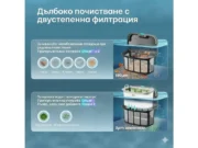 Безжичен робот за басейн Aiper Scuba X1 Pro – Двойна филтрация