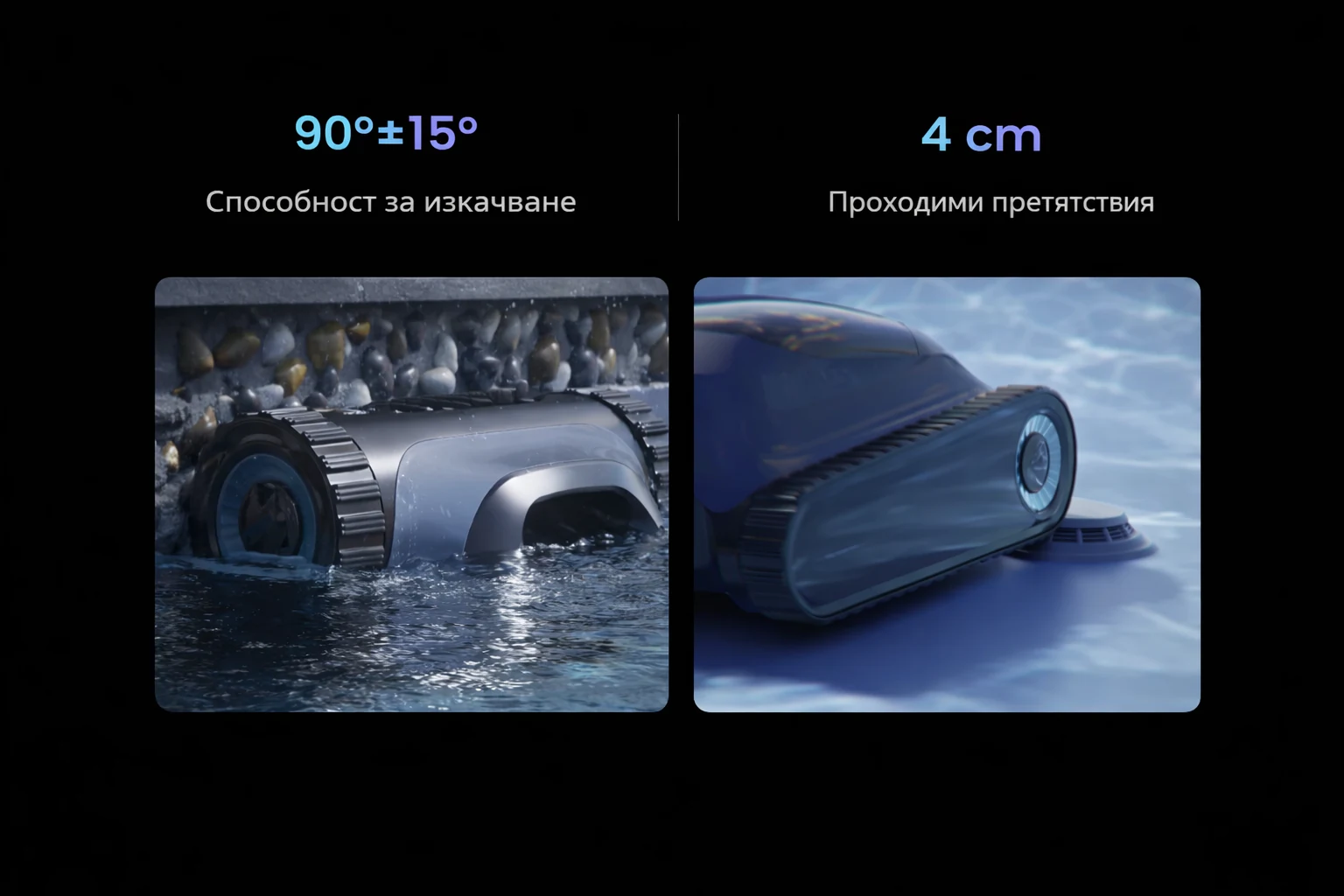 робот за басейн стени