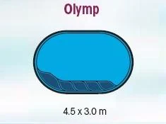 Схема на стъклопластов басейн Olymp