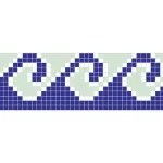 Стъклокерамичен фриз за басейн Ocean