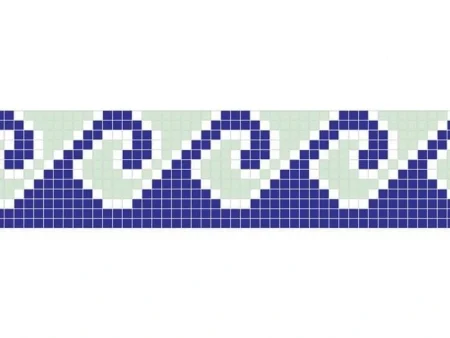 Стъклокерамичен фриз за басейн Ocean