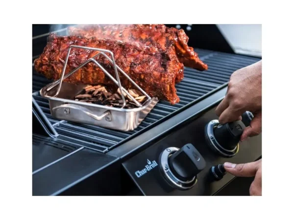 Стойка за ребра и печене Char-Broil Grill+ – с ребра на грила