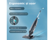 Aiper Pilot X1 – robot fără fir pentru curățarea piscinei de până la 2,5 m – Ergonomic și ușor, Mâner ergonomic