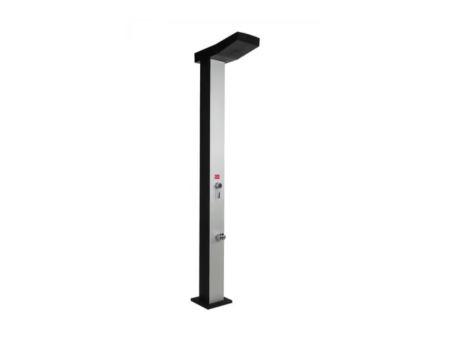 Solar shower UNO 40 l ALU on a white background