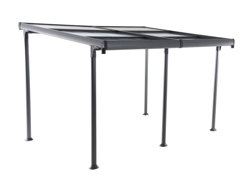 Aluminiumpergola 400 × 297 cm