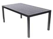 Masă extensibilă Compact în poziție închisă, vedere de sus din lateral