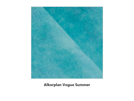 Армиран линер Alkorplan Vogue Summer – мостра на тюркоазен десен