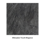 Armierte Poolfolie Alkorplan Touch Elegance – Muster einer dunkelgrauen Steinoberfläche