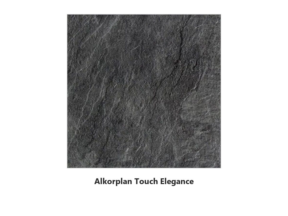Армиран линер Alkorplan Touch Elegance – мостра на тъмносива каменна повърхност