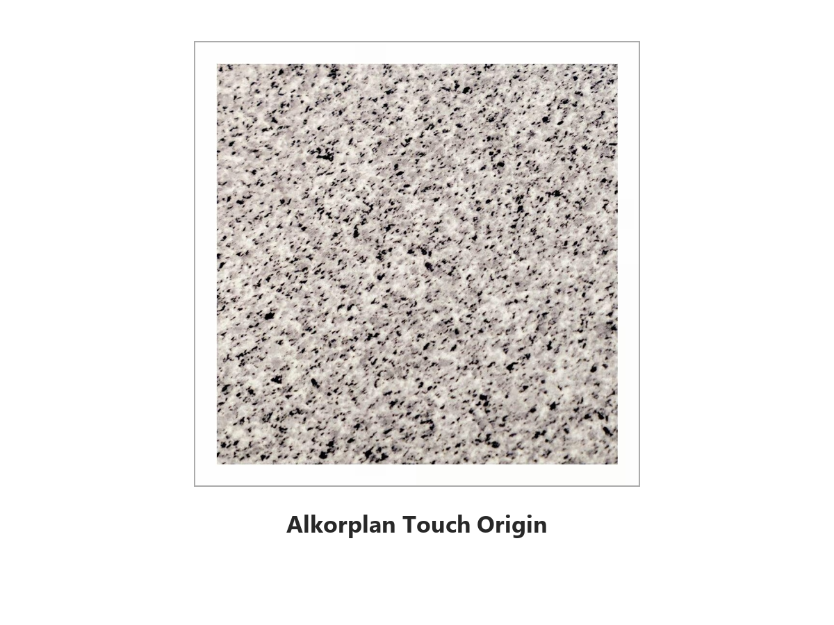 Армиран линер Alkorplan Touch Origin – мостра на светлосив гранитен десен