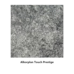 Reinforced liner Alkorplan Touch Prestige – sample of a grey stone surface