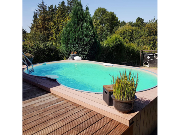 Басейн осморка Poolsana 5,25×3,20 м с пясъчна облицовка