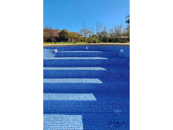 Стъпала на басейн с армиран линер Cefil Passion Mosaic 3D Mediterráneo