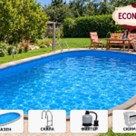Базен IBIZA 4 DL 10,00 × 4,16 × 1,50 м – пакет ECONOMY